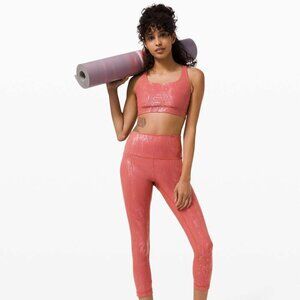 (Set) Lululemon Energy Bra & Wunder Under High-Rise Crop 23", Size 4